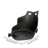 High Back Mounted Seat Shell Handle Cutouts Plastic Shell-Style Seat Shell Side Bolsters Transport Seating Ribbed Reinforcement