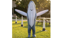 Dorsal Fin Full-Body Shark Suit Wearable Inflatable Shark Costume for Adults, Entertainment