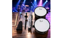 Metal Timbales with Cowbell Portable Percussion Instrument with Tripod Loud Twin Drum Set with Stand Premium for Beginners, Live Performances, Rehearsal