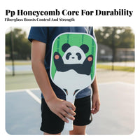 Children's Pickleball Paddle Easy Control Kids Pickleball Racket Outdoor Game Even Rounded Edges Sports Equipment for Indoor