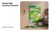 Parent-Child Interaction Child S Golf Mat Set Family Fun Child S Golf Toy Set Portable for Children, Families, Outdoors, Backyard