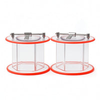 Replacement Polishing Drum Wear-Resistant Polishing Drum with Lid Efficient Barrel with Sealing Cover for Jewelers