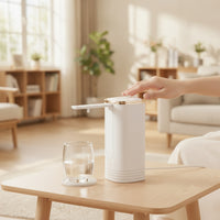Foldable Water Bottle Pump with Folding Spout Rechargeable Automatic Jug Dispenser Portable Electric Water Pump Low-Effort for Campers