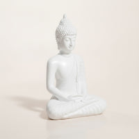 Meditating Buddha Statue Resin Buddhist Figurine Small Mini Buddha Statue Minimalist for Buddhists, Meditators, Meditation Corner, Altar, Tea Room, Entryway