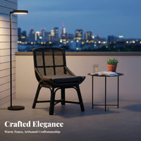 Vintage & design Woven Cane rear Chair Rustic appeal Cane rear Chair Leisurely Comfort Dining Seat Ergonomic rearrest for Design lovers, Restaurant Owners, Balcony, Guesthouse, Living Room, Bedroom
