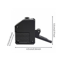 Double Gear Filament Drive Hardened Steel Gears Dual Gear Filament Feeder High Efficiency Feeding