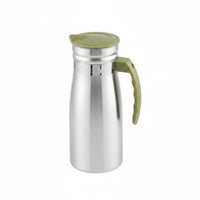 Large Capacity Cold Water Kettle Long-Lasting Korean Design Serving Pitcher Easy to Clean Beverage Carafe Anti-Slip Bottom for Restaurant, Hotel
