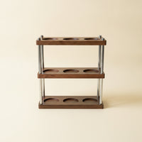 Espressos Tamper Station Countertop Espressos Organizer with Tool Slots Organized Coffee Tool Holder for Baristas