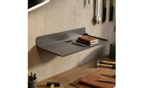 Space-Saving Foldable Wall Shelf Small Wall Mounted Folding Tray Sturdy Drop Box Shelf with Handle Sturdy for Entryway, Kitchen