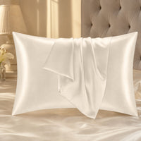 Silky Satin Pillowcase Glossy Satin Pillow Cover Frizz Control Bedding Long-Lasting for Bedroom