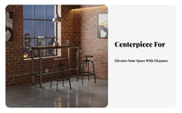 Narrow sofa table Bar Table Set utilitarian Design Pub Furniture Modern aesthetic and appearance Household Furnishing for partners, Small areas, Living Room, morning meal corner