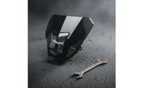 Menacing Face Headlight Waterproof Motocross Front Light Assembly Aggressive Styling Vehicle Lighting for Night Riding