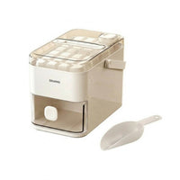 28-Cell Ice Tray Bin Set Single-Layer Ice Storage Box Viewing Window PP Material