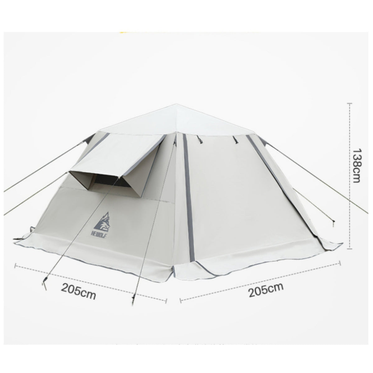 Quick-Opening Automatic Tent Top Cover Square Tent