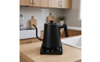 Electric Gooseneck Kettle Exact Temperature Control Gooseneck Electric Kettle Appliance Built-in Timer Stainless Steel