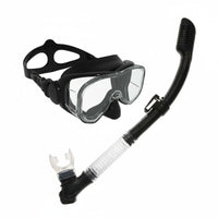 Dry Snorkel Set Silicone Skirt Snorkeling Goggles Anti-Leak Water Athletic Gear for Swimming