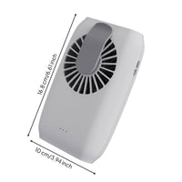 Attachable Waist Fan USB Rechargeable Waist Clip Fan Hands-Liberated