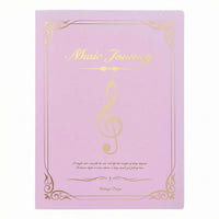 Hard Cover A4 Music Score Folder Treble Clef Sheet Music Binder