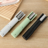 Waterproof Rechargeable Seafood Scaling Machine Stainless Steel Blade Cordless Seafood Scale Remover Powerful Engine for Home Cooks