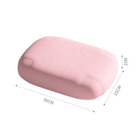Compact Memory Foam Rest Pillow Rounded Rectangle Portable Rest Pillow for Office, School