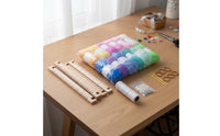 3 in 1 DIY Tapestry Weaving Kit Made of Beechwood Beginner Weaving Loom Kit Natural Wood for Beginners, Crafters, Art Class, School Projects