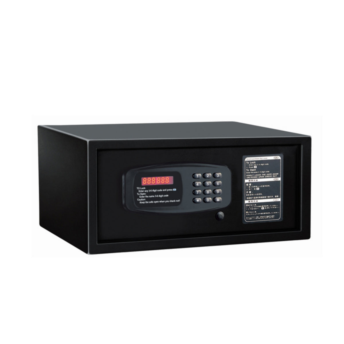 Security Steel Safe with Keypad Compact Digital Keypad Safe Electronic Small for Businesses