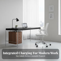 Post-Modern Aesthetic Bent Tube Frame Desk Light Luxury Writing Table Minimalist Design Office Furniture Space-Saving for Apartment Dwellers, work-from-home Workers, Students, Small areas, Study Room, College Dorm, Bedroom