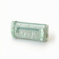 Cute Textile Pencil Case Portable Pencil Case with Zipper Lightweight Zippered Stationery Pouch Soft for Students
