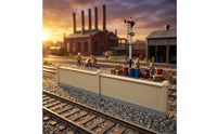 Model Railway Wall Panel Textured Diorama Fence Rectangular for Hobbyists