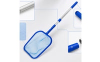 Adjustable Pool Skimmer with Telescopic Handle Lightweight Pool Cleaning Net with Long Handle Handheld for Spas