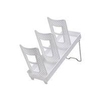 Slanted Paper Cup Holder Rack Multi-Compartment Countertop Cup Organizer Sturdy Easy to Clean for Coffee Shops