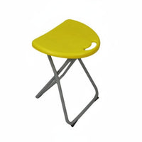 Foldable Design Backless Folding Stool self-latching Mechanism foldable Seat Lightweight Portable Furniture Space-Saving for Students, homeowners, Outdoor, Office, Indoor Use, on-the-& move