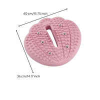 Inflatable Foot Massage Pad Portable Silicone Foot Massage Mat Wellness Aid Easy to Clean Health Care Safety-Certified-Free