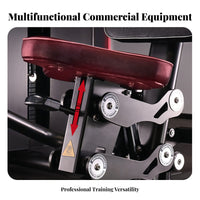 Commercial Chest Press Machine Smooth Pulley System Strength Training Machine with Weight Stack Multifunctional Weight Stack Chest Press for Athletes