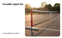 Indoor Outdoor Use Portable Tennis Net Quick Setup Foldable Badminton Net Quick Assembly Up Sturdy Design for Children, Beginners, Backyard, Driveway