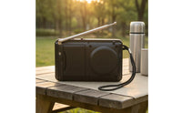 Portable Mini Radio Carrying Strap Mini Radio with Display Pocket Size