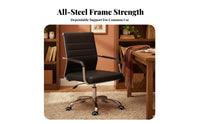 Height Adjustable Wheeled Desk Chair with Armrests fluid Rolling Casters Mesh spine pivot Chair Ergonomic Design Computer Seat Lumbar Support for Remote Workers, Students, Adults, Study Room, Workspace