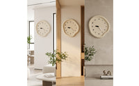 Arabic Numeral Wall Clock Neutral Analog Wall Clock Decorative Easy to Read for Living Room, Bedroom