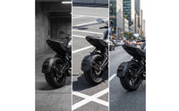Motorcycle Mudguard with Bracket Universal Rear Mudguard with Reflectors for Riders, Motorcycles