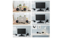 Noise-Reducing Adhesive-Back Speakers Compact USB Speakers Slim Plug-and-Play for Students, Home Office, Dorm Room, Study