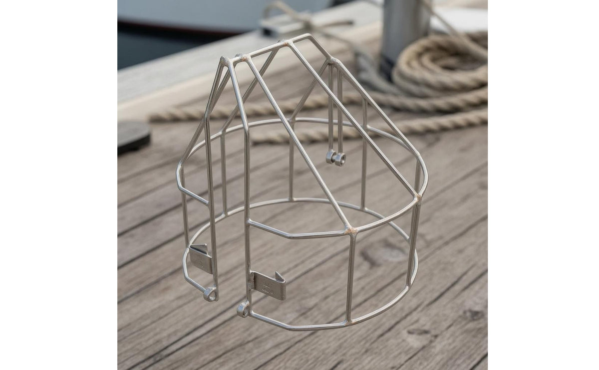 Outboard Propeller Silver Cover Metal Finish Wire Cage Propeller Guard Rust Resistant
