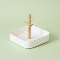 Key Holder Tray Multifunctional Vanity Tray Desktop Storage Organizer for Office