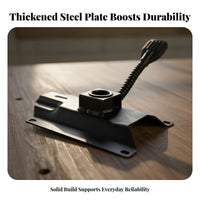 Steel Swivel Chair Chassis Support Arm Metal Chair Base Assembly Screw Holes Swivel Base Plate Adjustable