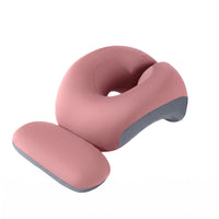 Ergonomic Memory Foam Rest Pillow Central Opening Chest Support Pillow Contoured Desk Cushion Removable