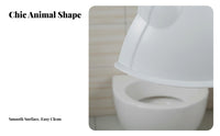 Squat Toilet Deflector Drill Installation Squatting Pan Splashing Guard Prevents Spillage Toilet Deflector for Children, Public Restrooms