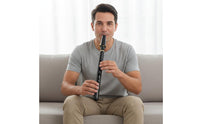 C Key Beginner Saxophone Compact 8-Hole Saxophone Easy to Learn Wind Instrument for Beginners, Travel