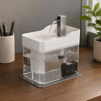 Quiet Pump Feline Water Fountain Easy to Clean Pet Fountain Water Fountain Filter System Large Capacity for Cats, Small Dogs