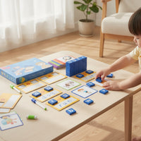 CVC Phonics Toy with Flashcards Literacy Word Building Kit Educational Letter Matching Game Interactive for Kindergarteners