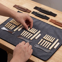 Acoustic Guitar Bridge Pins and Saddle Nut Set with Puller