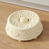 Anti-Choking Yogurt Licking Bowl Non-Slip Feline Lick Mat Bowl Mental Stimulation Silicone Slow Feeder Easy to Clean